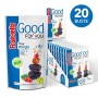 Fruittella Good For You Mix Energia Bio, Snack di Semi, Frutta Secca e Disidratata Biologico, Fonte di Rame - 20 Pacchetti Monod