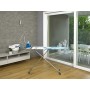GIMI Ultra Fresco ASSE da Stiro con Copriasse Antibatterico, Misura L, Acciaio, Azzurro, L