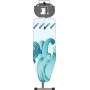 GIMI Ultra Fresco ASSE da Stiro con Copriasse Antibatterico, Misura L, Acciaio, Azzurro, L
