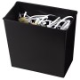 HAMA S7Cd Distruggi Documenti Elettrico a Striscia, Documenti/CD/Carte di Credito, 10L, Nero, taglio a strisce