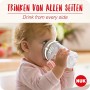 NUK Magic Cup tazza biberon | Bordo anti-rovesciamento a 360° | 8+ mesi | Senza BPA | 230 ml | blu | 2 pezzo