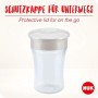 NUK Magic Cup tazza biberon | Bordo anti-rovesciamento a 360° | 8+ mesi | Senza BPA | 230 ml | blu | 2 pezzo