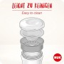 NUK Magic Cup tazza biberon | Bordo anti-rovesciamento a 360° | 8+ mesi | Senza BPA | 230 ml | blu | 2 pezzo