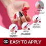 Lagunamoon Smalto per Unghie, Gel Unghie UV LED, 6pz Smalti per Unghie Gel Colori, Regalo Kit Manicure Smalto per Unghie Semiper
