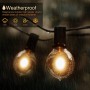 Catena Luminosa Esterno, Litogo 9,5m Luci da Esterno LED Catene Luminose per Esterni con 25+2 G40 Filo Lampadine Luminarie Lucin