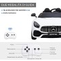 homcom Macchinina Elettrica per Bambini con Licenza Ufficiale Mercedes-Benz Luci e Fanali Funzionanti Lettore di Musica MP3 e Mi