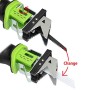 Sega Seghetto a Gattuccio Batteria Ioni di Litio 10,8V 1500mAh 2100 giri/min Motosega Elettrosega Universale Taglio Rami Legno M