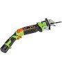 Sega Seghetto a Gattuccio Batteria Ioni di Litio 10,8V 1500mAh 2100 giri/min Motosega Elettrosega Universale Taglio Rami Legno M