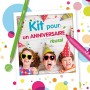 BIC 945770 - Kids Colouring Box Kit Anniversario, 12 Matite per Colorare, 12 Pennarelli per Colorare, 12 Pastelli a Olio, 6 Tub