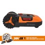 Worx WR147E L 1000 m2 - Tosaerba robot da 20 V, batteria agli ioni di litio 2,0 Ah, ricarica rapida, controllo APP, basso rumore