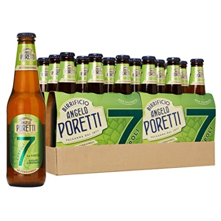 Birrificio Angelo Poretti Birra 7 Luppoli La Fiorita -24 bottiglie da 330ml