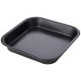Guardini Gardenia, Stampo Quadro 21x21cm, Acciaio con rivestimento antiaderente, Colore nero