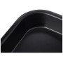 Guardini Gardenia, Stampo Quadro 21x21cm, Acciaio con rivestimento antiaderente, Colore nero