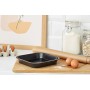 Guardini Gardenia, Stampo Quadro 21x21cm, Acciaio con rivestimento antiaderente, Colore nero