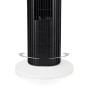 Tristar VE-5999 Ventilatore a Torre con Telecomando/Timer, 45 W, 61.4 Decibel, Plastica, 3 velocità, Bianco/Nero