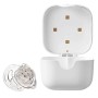 Nuby Sterilizzatore Uv Portatile, con Succhietto In Tritan a Goccia 0-6 Mesi Incluso - Elimina Il 99% di Germi e Batteri, Bianco