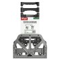 ATHLON TOOLS Carrello di trasporto pieghevole saliscale | Piattaforma di carico con cuscinetti antiscivolo | Ruote con battistra