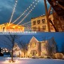 Catena Luminosa, Chenci® Luci Stringa 10m e Cavo Prolunga 3m Lampadina Illuminazione 100 LED Bulbo Lampade Ghirlanda Decorazion