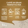 Lavazza Caffè in Grani per Macchina Espresso Qualità Oro - Confezione da 1 Kg