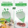 KitchenBoss Sacchetti Sottovuoto per Alimenti,3 rotoli 15x500cm,15 M,(Non più forbici) Rotoli Sacchetti goffrati,per Conservazi