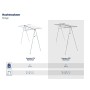 Leifheit 72705 Alustar Stendibiancheria, Metallo, Bianco, 32 m