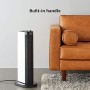 AmazonBasics - Stufetta elettrica oscillante a torre, 2 impostazioni di calore, 2000 W