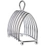 KitchenCraft KCTOAST Portatoast, Acciaio, Argento
