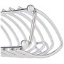 KitchenCraft KCTOAST Portatoast, Acciaio, Argento