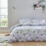 Bianca Arctic Poppy - Set copripiumino per letto king size, colore: Bianco/Verde