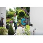 Gardena 8022-20 Roll-Up Avvolgitubo a Parete Orientabile, Elementi di Sistema e Lancia, 15 m, Blocco a Passi Brevi