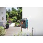 Gardena 8022-20 Roll-Up Avvolgitubo a Parete Orientabile, Elementi di Sistema e Lancia, 15 m, Blocco a Passi Brevi