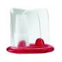 Guzzini Portabicchieri Feeling, Rosso Chiaro, 21.8 x 13.7 x h20 cm