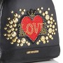 Love Moschino Pu, Borsa a Zainetto Donna, (Nero), 30x11x28 cm (W x H x L)