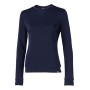 CARE OF by PUMA Felpa girocollo da donna a maniche lunghe in spugna, Blu (Blue), 46, Label: L