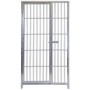 Pannello con Porta in Acciaio con Zincatura Elettrolitica per Box per Cani 100 Cm x Altezza 180 Cm