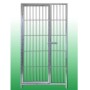 Pannello con Porta in Acciaio Zincatura Elettrolitica Altezza 180 Cm Larghezza cm 100