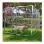 Pannello con Porta in Acciaio con Zincatura Elettrolitica per Box per Cani 100 Cm x Altezza 180 Cm