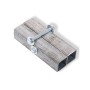 Pannello con Porta in Acciaio con Zincatura Elettrolitica per Box per Cani 100 Cm x Altezza 180 Cm