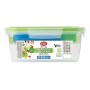 Snips Lunch Box da 1,5 LT Rettangolare Fiori, Trasparente con Decoro