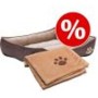 Set risparmio: Letto + Coperta Basic - L 90 x B 65 x H 20 cm + coperta