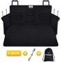 Focuspet Tappeto Auto per Cani, 185 x 105 x 36CM Copertura Universale per Bagagliaio Protezione Portabagagli Copri Baule Auto pe