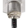 AmazonBasics - Stufa a fungo, in acciaio INOX, nero martellato