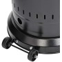 AmazonBasics - Stufa a fungo, in acciaio INOX, nero martellato