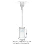 AmazonBasics - Stufa a fungo, in acciaio INOX, nero martellato