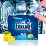 Finish, 192 Pastiglie per Lavastoviglie, Classic, 6 Confezioni da 32 Pastiglie, Limone