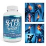 SUPERFLEX-6 - Formula avanzata per la cura delle articolazioni (glucosamina, condroitina, MSM, vitamina D, acido ialuronico ed e