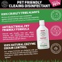 C&G Animali Domestici | DISINFETTANTE DETERGENTE per Animali Domestici 500ML | 100% ENZIMI Naturali Controllo DELL'ODORE | Formu