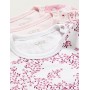 Care - Body Bimba, pacco da 3, Multicolore (Dusty rose 505), 0-3 mesi / 56 cm