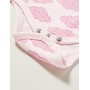 Care - Body Bimba, pacco da 3, Multicolore (Dusty rose 505), 0-3 mesi / 56 cm