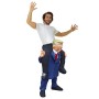 Morph Costume divertente con le gambe autogonfiabili, Unisex, Trump, Taglia unica